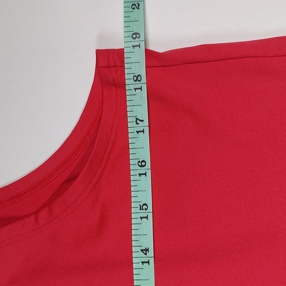 Fuchsia Pink Under Armour Heat Gear Volleyball Tank Top L - Picture 8 of 12